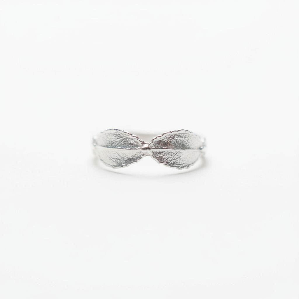 Real Olive Leaf Gold Ring, Handmade Minimalist Jewelry, Organic Tree Band, Gift for Health & Victory, Eco Sustainable Sterling Silver 925