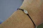 Real Rose Leaf Bracelet, Handmade Minimalist Jewelry, Dainty Organic Charm, Gift for Passion & Health, Gold or Sterling Silver 925