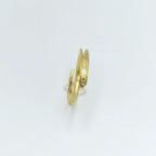 Gold  Olive Twig Ring, Handmade Minimalist Jewelry, Natural Stack Band, Gift for Good Fortune, Eco Sustainable Sterling Silver 925