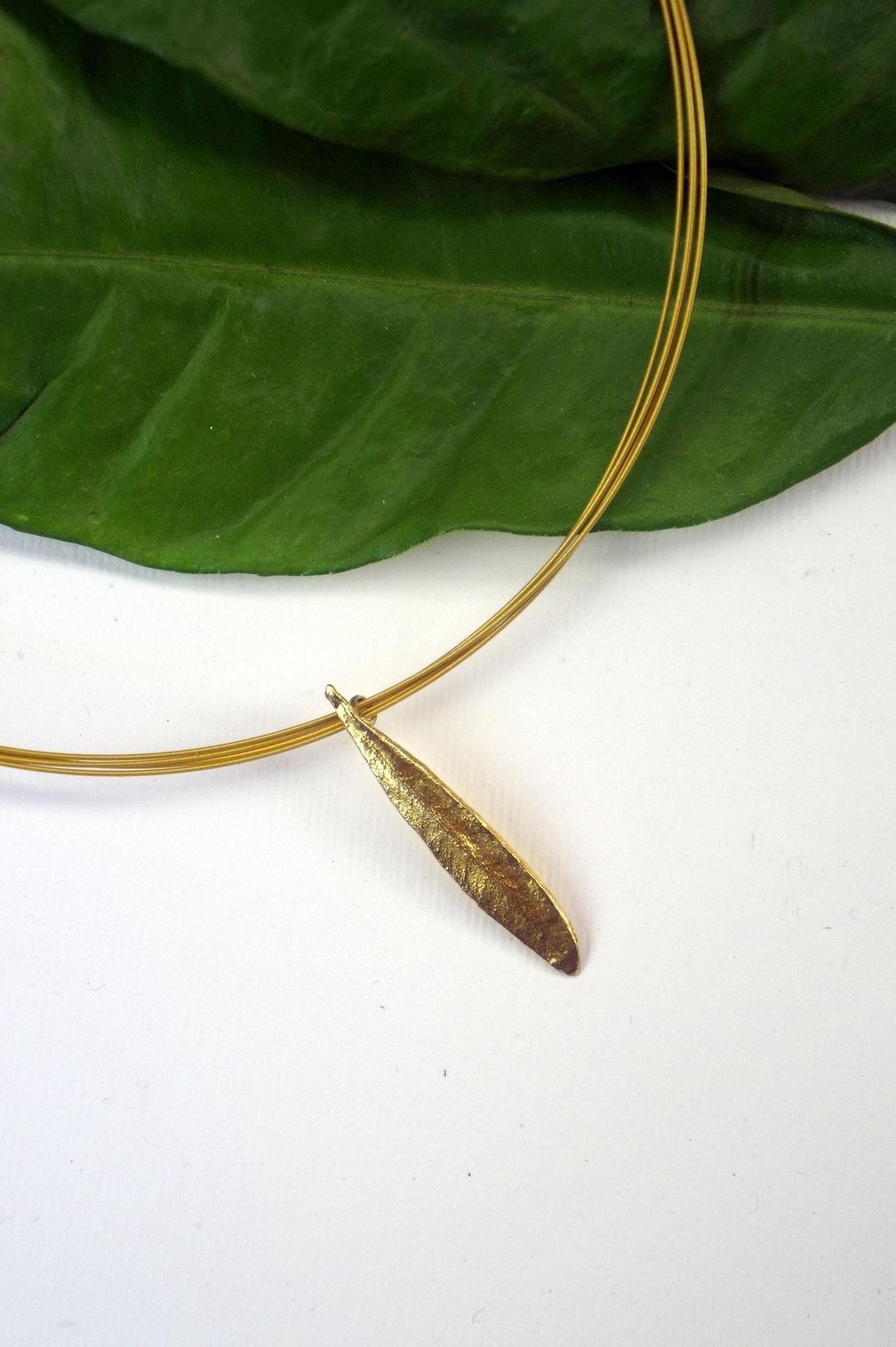 Botanical Olive Leaf Necklace, Pressed Flower Pendant . Crafted with care in recycled sterling silver 925. Symbol of peace ,protection