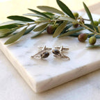 Sterling silver 925 Cufflinks, olive leaves and fruits Wedding Gift for Men.Symbolizing peace , protection and prosperity.