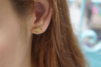 Real Starfish Stud Earrings, Handmade Minimalist Jewelry, Organic Summer Beach Fashion, Gift for Luck, Gold or Sterling Silver 925