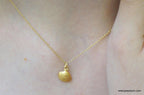 Dainty Sea Shell Necklace, Handmade Minimalist Jewelry, Summer Pendant, Gift for Longevity and Renewal, Sustainable Sterling Silver 925