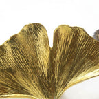 Real Ginkgo Biloba Leaf Ring, 14K Gold Plated Brass Jewelry, Handmade Statement Jewelry Gift for Women, Boho Birthday Gift for Her