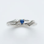 Nature Gold Branch Ring with color Zircon. Gold Plated Sterling Silver 925 Twig Ring, Handmade Minimalist Jewelry