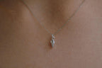 Real Sea Shell Pendant, Handmade Minimalist Jewelry, Dainty Beach Necklace, Gift for Health and Longevity, Sterling Silver 925