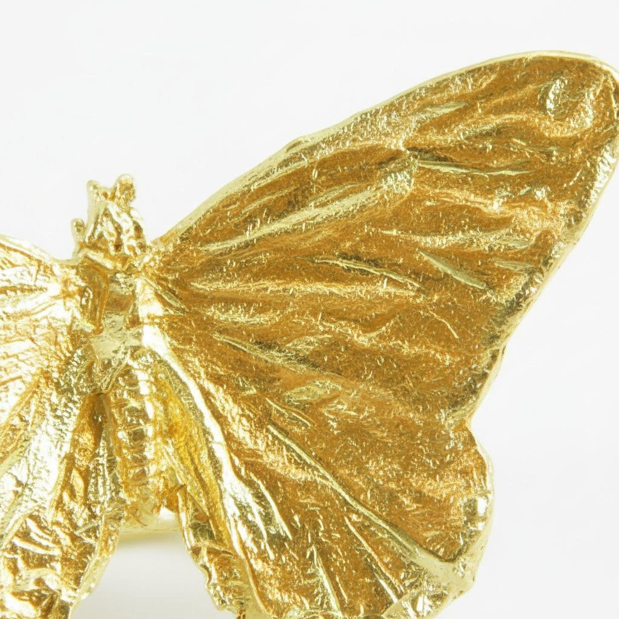 Real Butterfly Ring, 14K Gold Plated Brass, Handmade Nature Jewelry Gift for Women, Boho Fashion,Symbolizes immortality and transformation