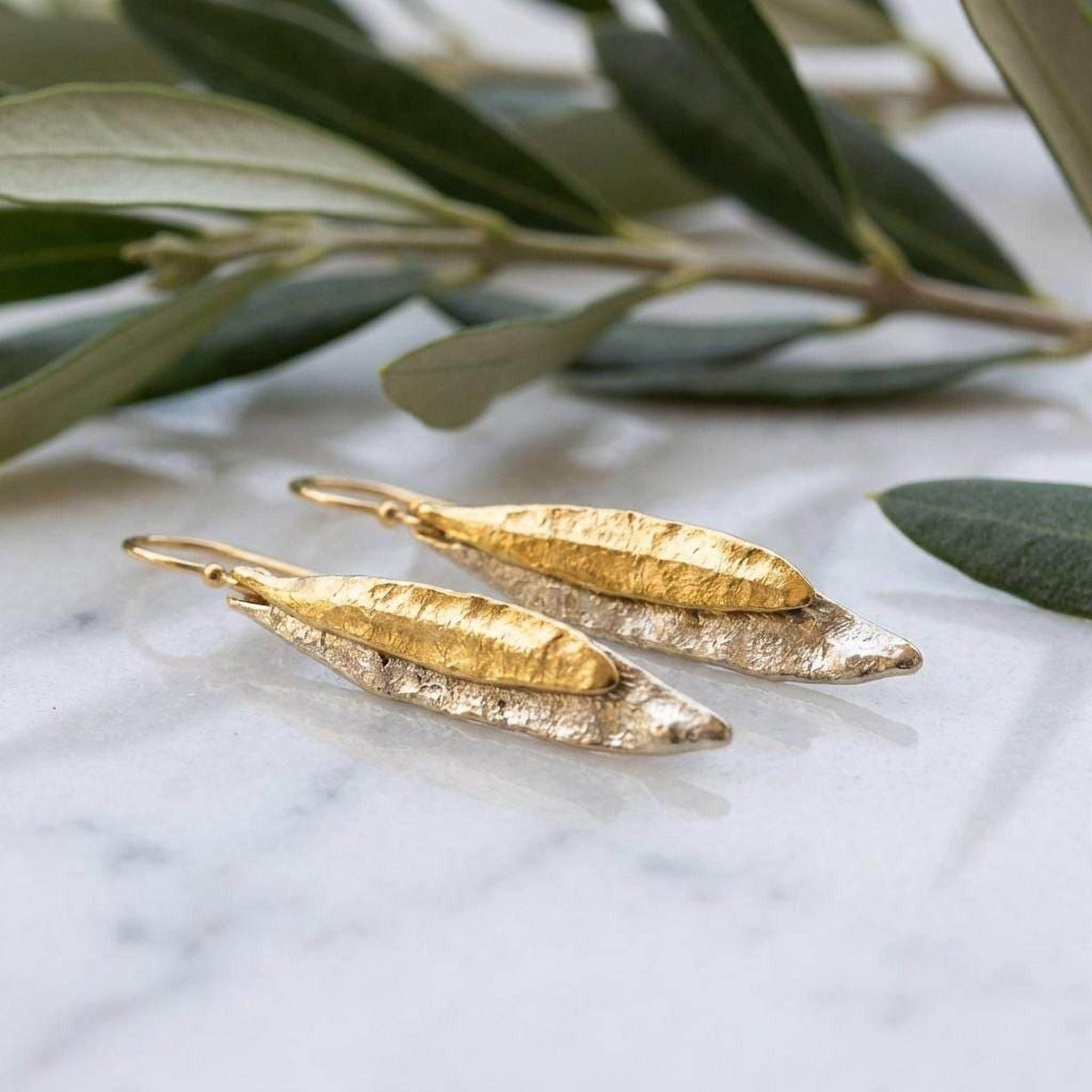 Unique earrings for women. Handmade Sterling Silver 925 jewelry gift for her. Symbolizing peace, protection and fertility
