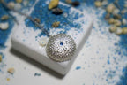 Real Sea Urchin Necklace, 14K Gold Plated Sterling Silver 925 Pendant, Handmade Minimalist Jewelry Gift, Birthday Gift for Women, Boho Style