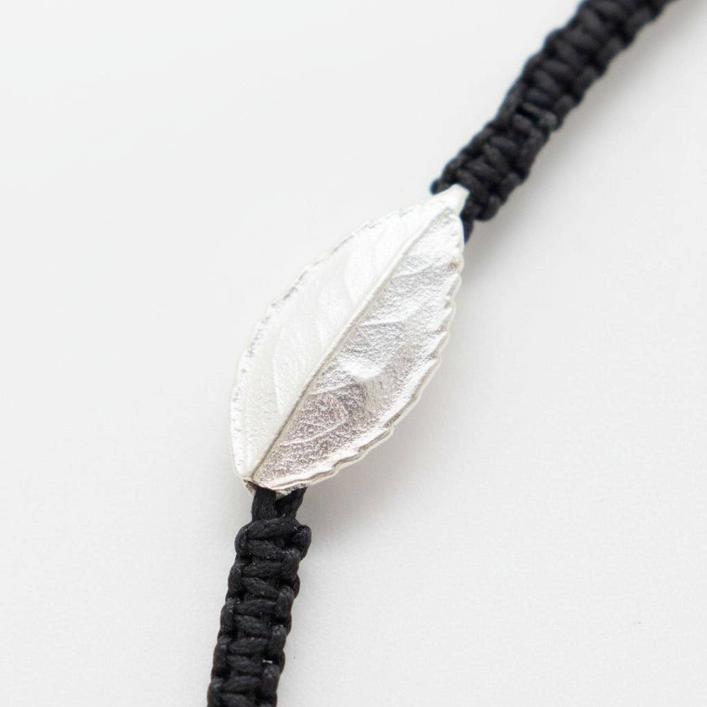 Real Rose leaf Bracelet, sterling silver 925. Nature Bracelet Rose Leaf Unisex Adjustable Bracelet.Roses are symbols of Love, Beauty