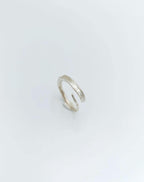 Gold  Olive Twig Ring, Handmade Minimalist Jewelry, Natural Stack Band, Gift for Good Fortune, Eco Sustainable Sterling Silver 925