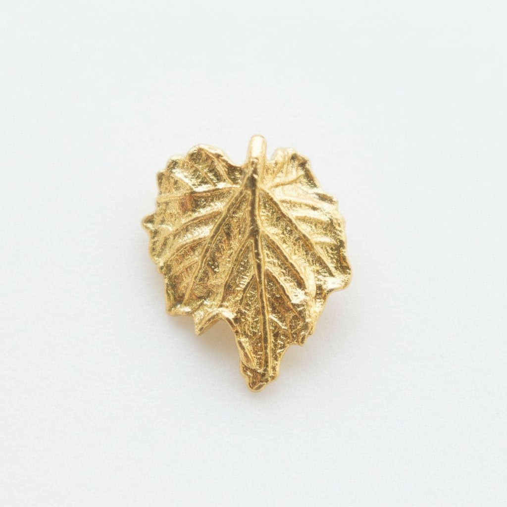 Minimalist Real Vine Leaf Earrings. Sterling Silver 925 or Gold Plated Studs.Vine is the symbol of life, strength, survival, progress...