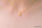 Minimalist Starfish Necklace, Handmade Sea Jewelry, Organic Beach Pendant, Gift for Health and Longevity, Gold on Sterling Silver 925