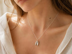 Real Pistachio Silver Pendant, Handmade Minimalist Jewelry, Organic Tree Necklace, Gift for Good Fortune & Health, Sterling Silver 925