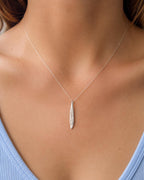 Real Olive Leaf Necklace, Handmade Minimalist Jewelry, Organic Tree Pendant, Boho Gift for Success & Health, Sterling Silver 925