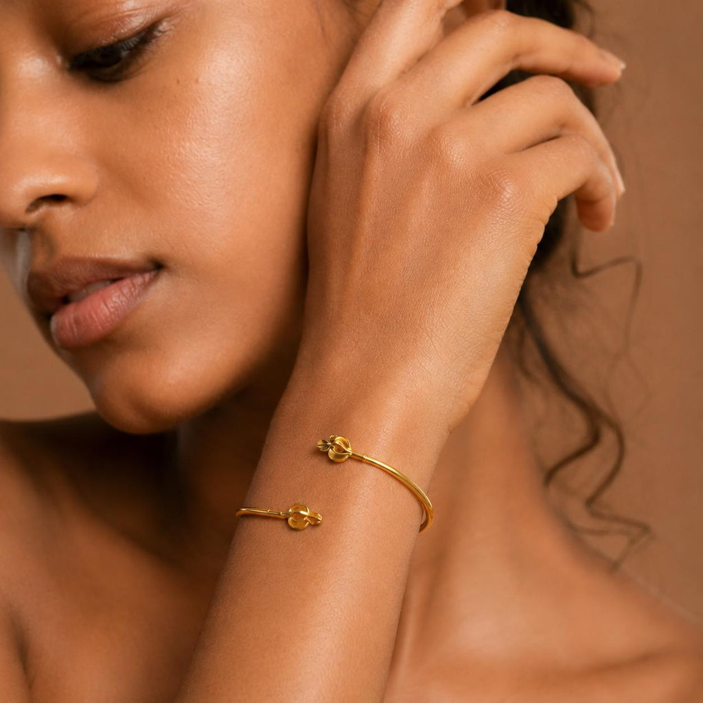 Real Olive Leaf Bracelet, Handmade Minimalist Jewelry, Organic Tree Cuff, Gift for Immortality & Luck, Gold or Sterling Silver 925