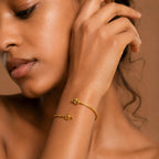 Real Olive Leaf Bracelet, Handmade Minimalist Jewelry, Organic Tree Cuff, Gift for Immortality & Luck, Gold or Sterling Silver 925