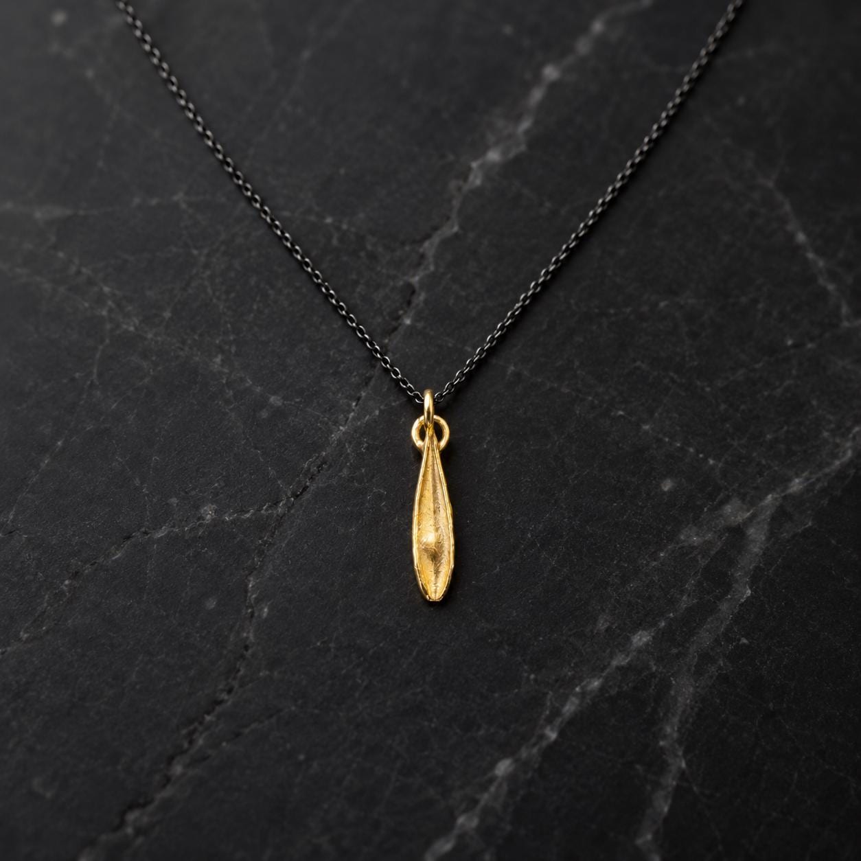 Real Olive Leaf Necklace, 14K Gold Plated Brass Pendant, Handmade Minimalist Jewelry Gift, Birthday Gift for Women, Boho Fashion Accessory