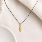 Real Olive Leaf Necklace, 14K Gold Plated Brass Pendant, Handmade Minimalist Jewelry Gift, Birthday Gift for Women, Boho Fashion Accessory