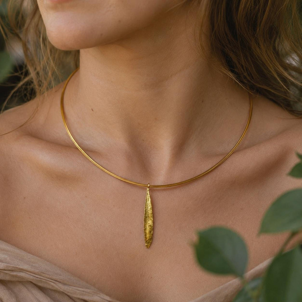 Botanical Olive Leaf Necklace, Pressed Flower Pendant . Crafted with care in recycled sterling silver 925. Symbol of peace ,protection
