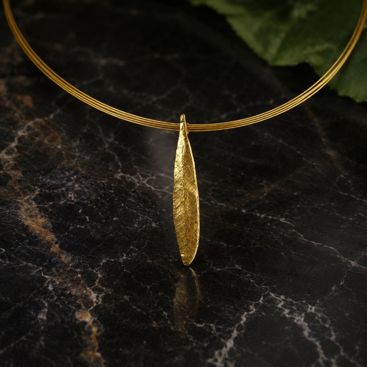 Botanical Olive Leaf Necklace, Pressed Flower Pendant . Crafted with care in recycled sterling silver 925. Symbol of peace ,protection