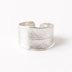 Real Olive Leaf Ring, Handmade Nature Jewelry, Organic Tree Band, Boho Gift for Success & Health, Eco Sustainable Sterling Silver 925
