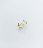 Real Olive Twig Ring, Handmade Minimalist Jewelry, Branch with Leaves, Gift for Health and Longevity, Sterling Silver 925