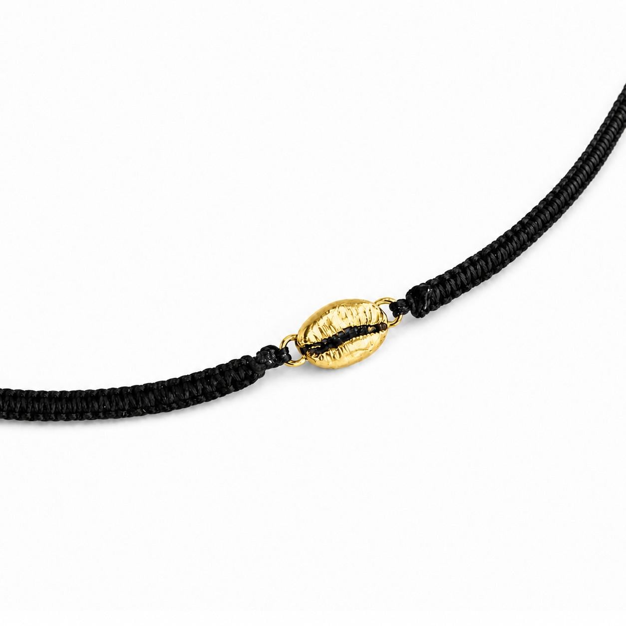 Gold Coffee Bean Bracelet, Handmade Minimalist Jewelry, Dainty Organic Gift for Coffee Lovers, Symbol of Energy, Sterling Silver 925